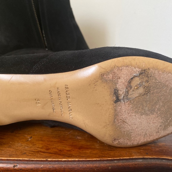 Isabel Marant Derst Suede Black Ankle boots // 38 - Picture 6 of 8